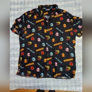 Black Graphic Men's Shirt